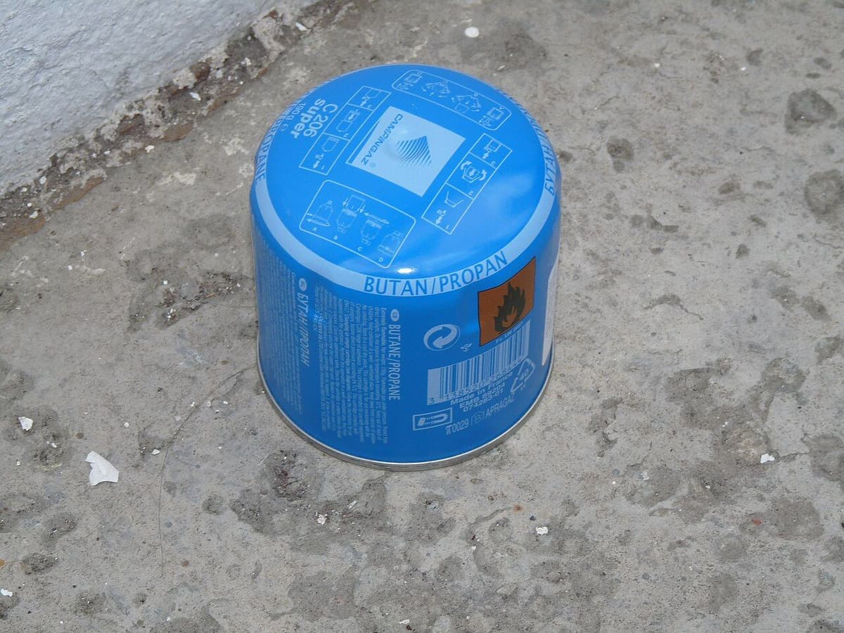 Cilindro de gas butano